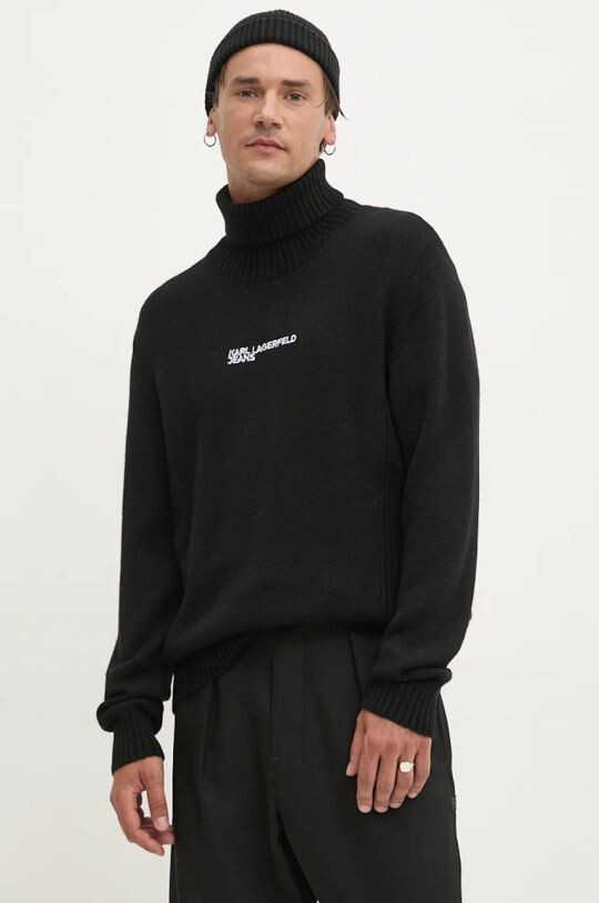 

Шерстяной свитер Karl Lagerfeld Jeans, черный