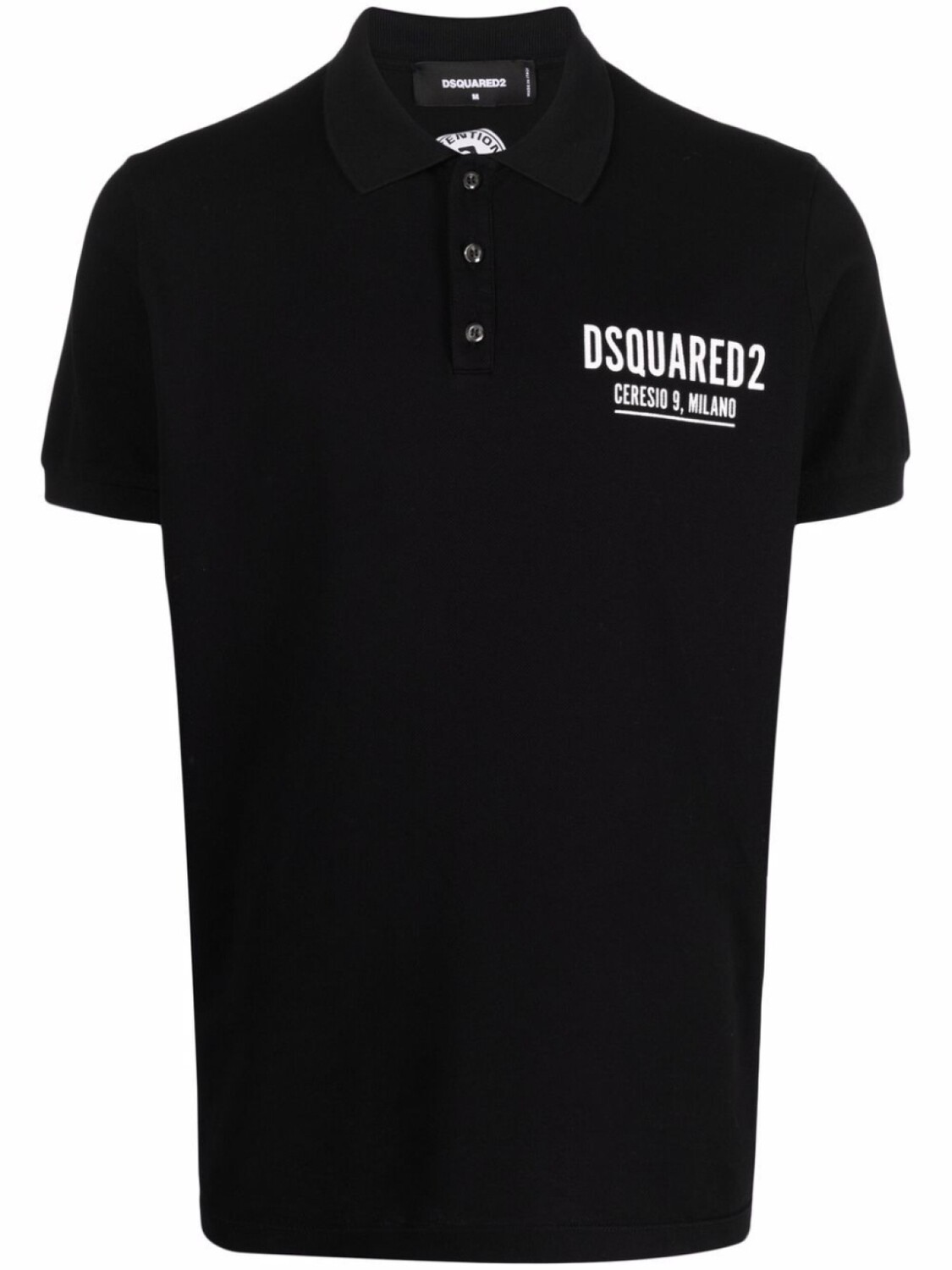 

DSQUARED2 рубашка поло с логотипом, черный