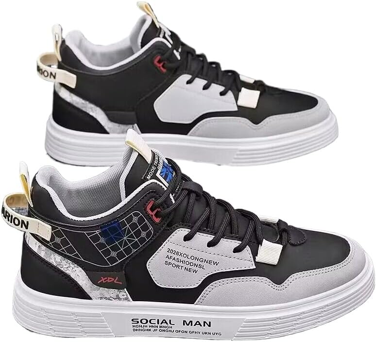 

Модные высокие кеды для мужчин, Нескользящие комфортные кроссовки для прогулок на улице, пробежек, путешествий и повседневной активности Hhhchpm