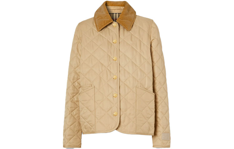 Куртка женская Burberry, мягкая, рыжевато-коричневый — фото 2