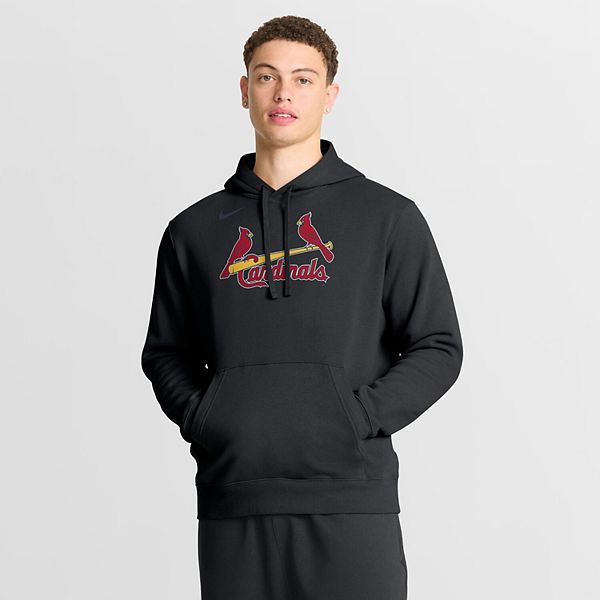 Мужская черная толстовка St Louis Cardinals Nike