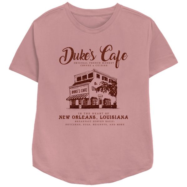 

Женская футболка свободного кроя с принтом "Принцесса и лягушка" Duke's café Licensed Character, цвет mauve