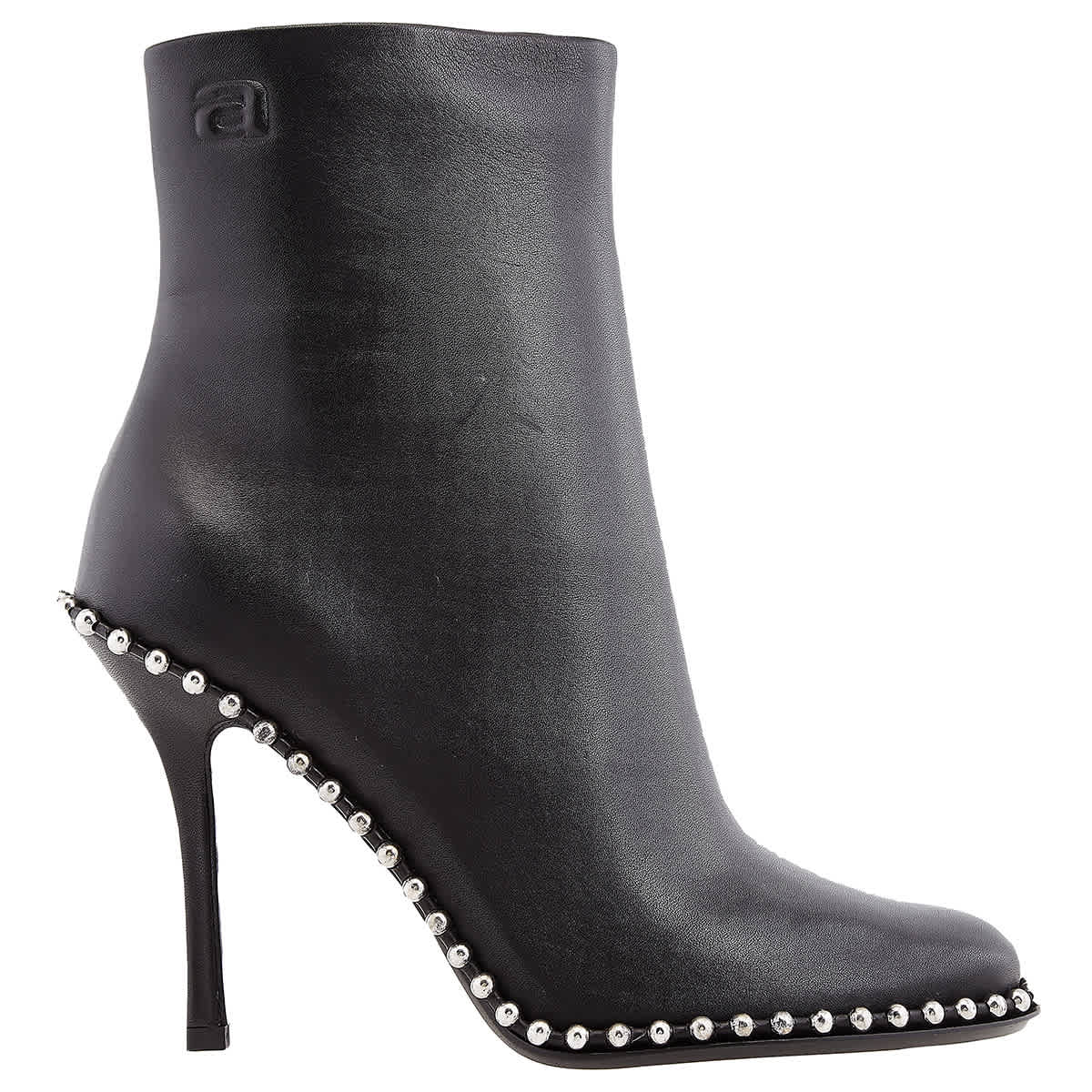 Женские черные ботильоны T by Alexander Wang Nova 105 с шипами