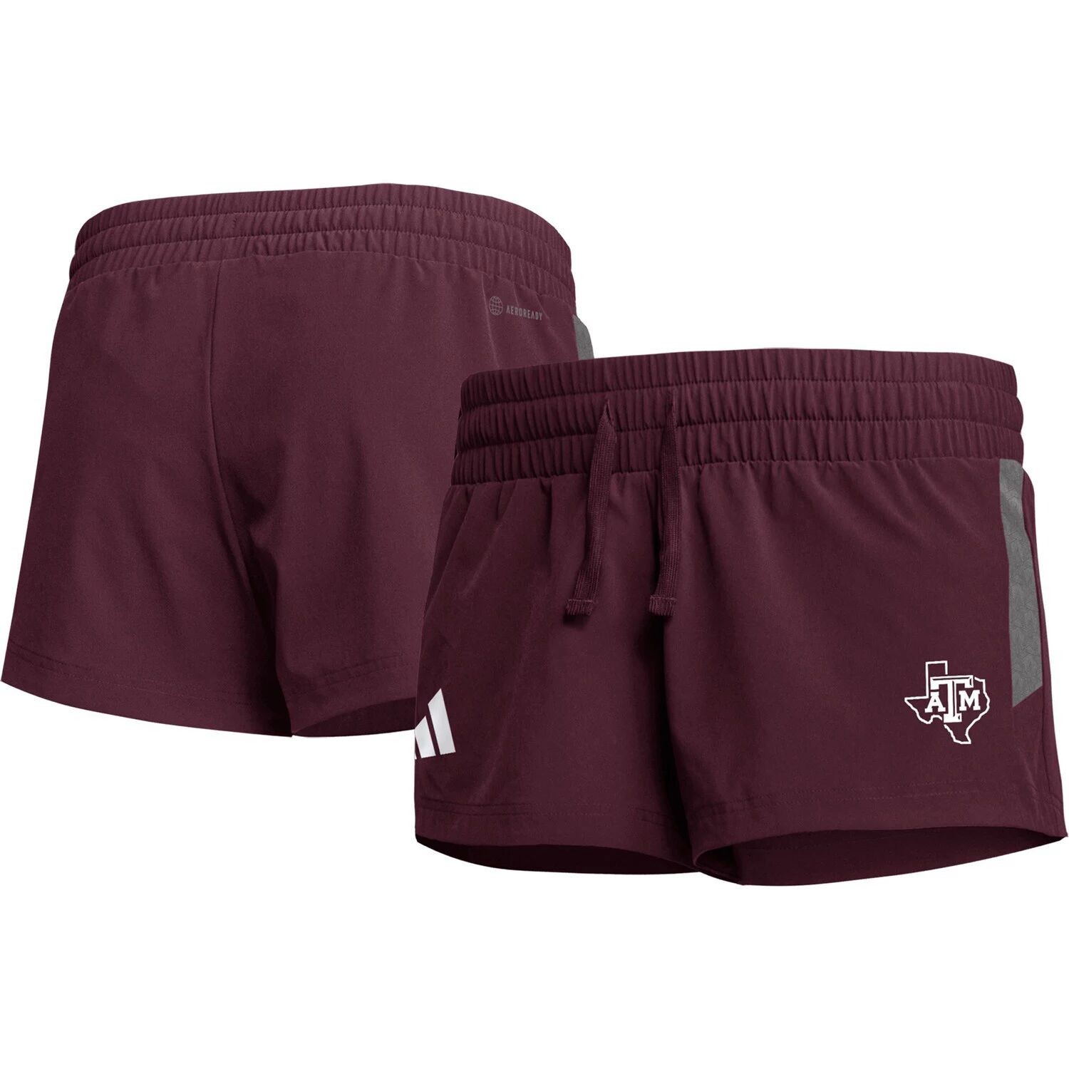 

Женские шорты adidas Maroon Texas A&M Aggies 2023 Sideline AEROREADY adidas