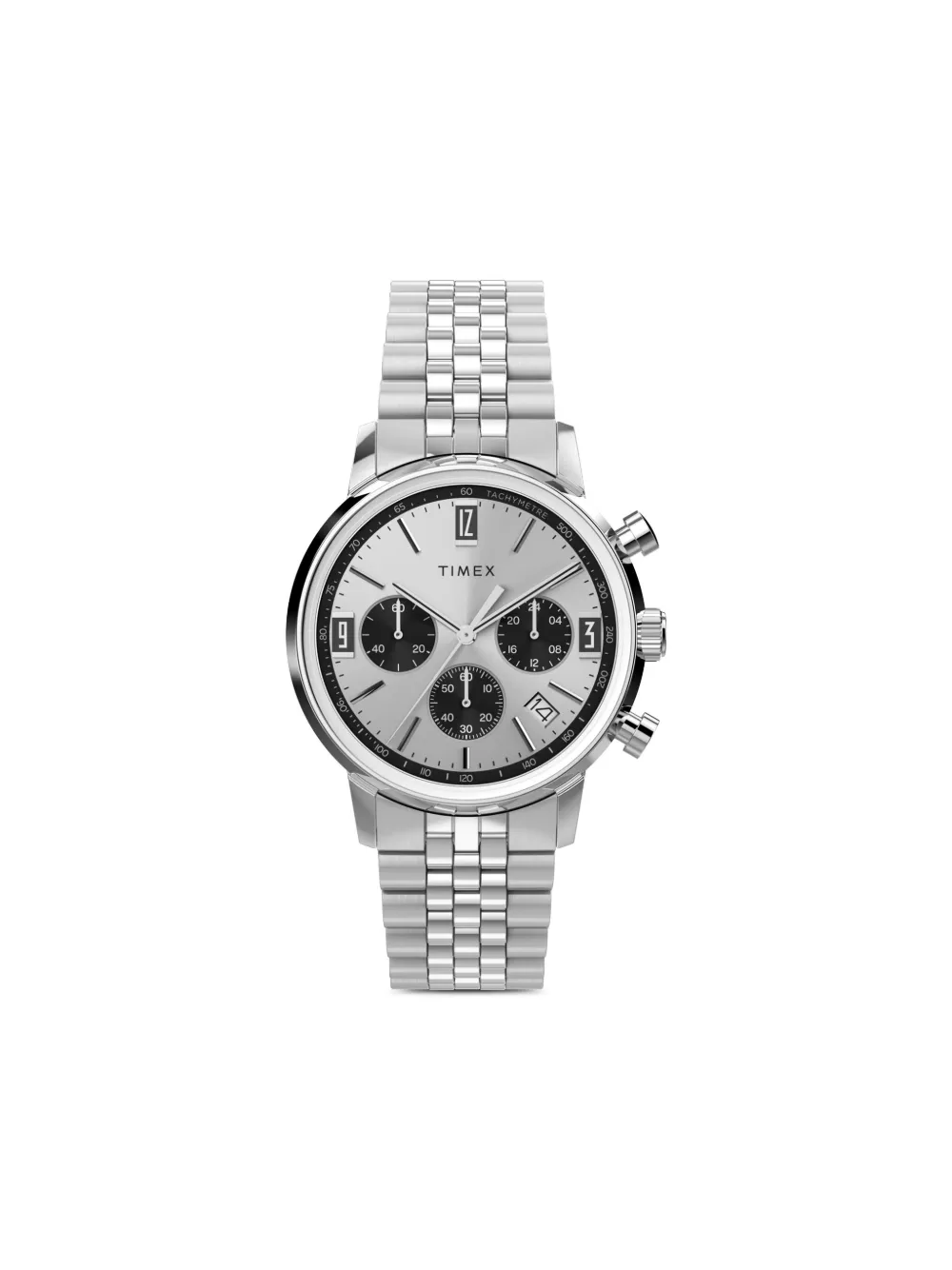 

Наручные часы Marlin Chronograph Tachymeter 40 мм Timex, серебряный