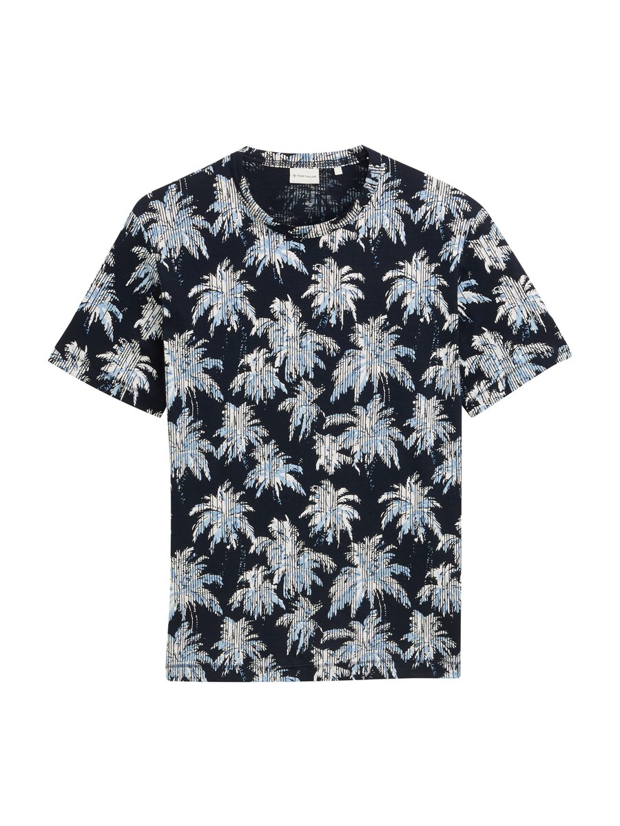 

Футболка TOM TAILOR, marine blue/Light blue