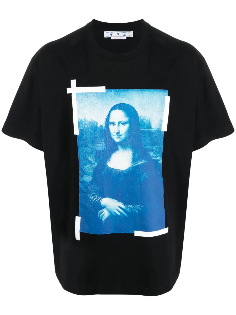 

Футболка с принтом Monalisa OFF-WHITE, черный