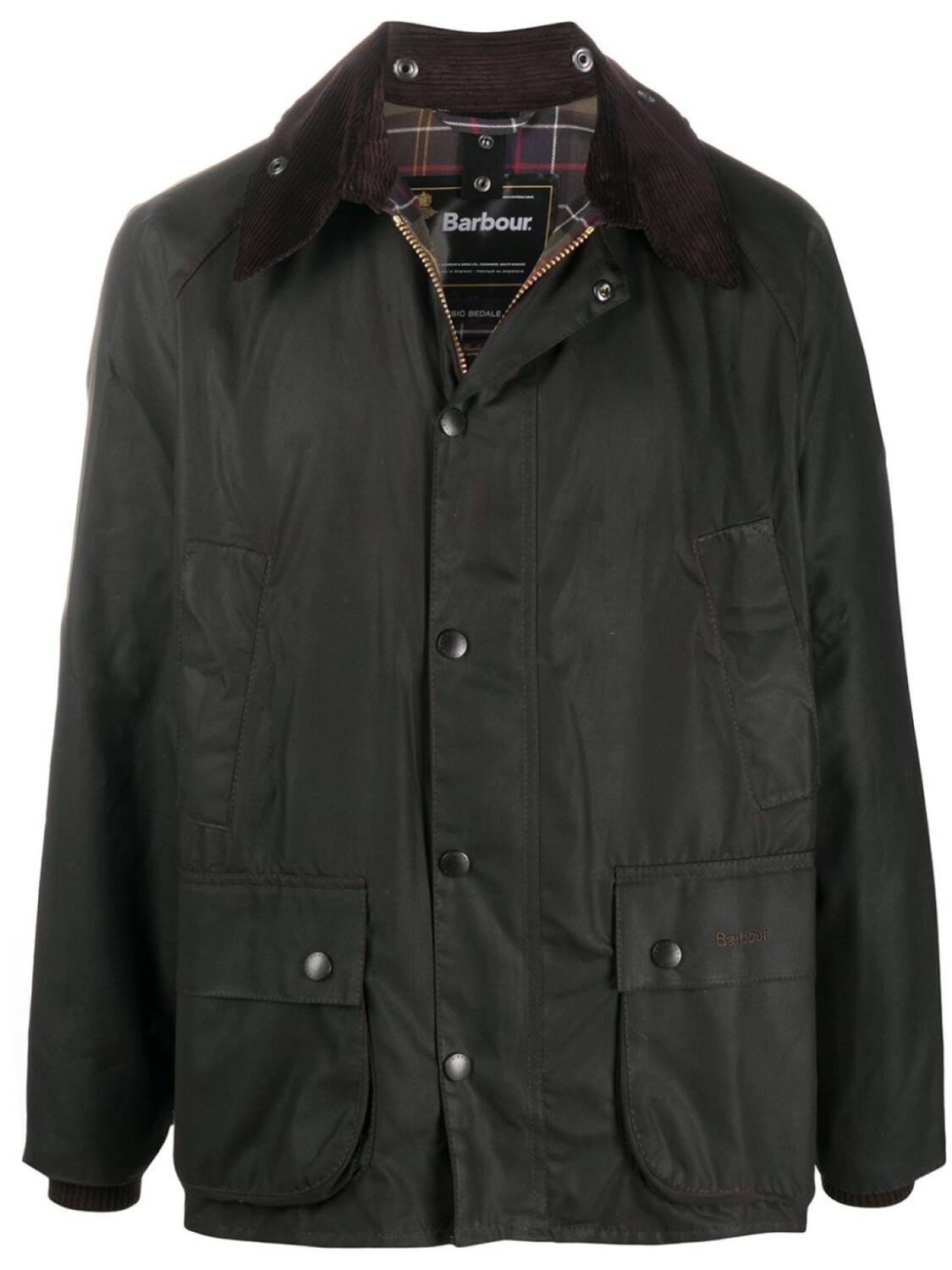 

Barbour куртка Bedale на кнопках, коричневый
