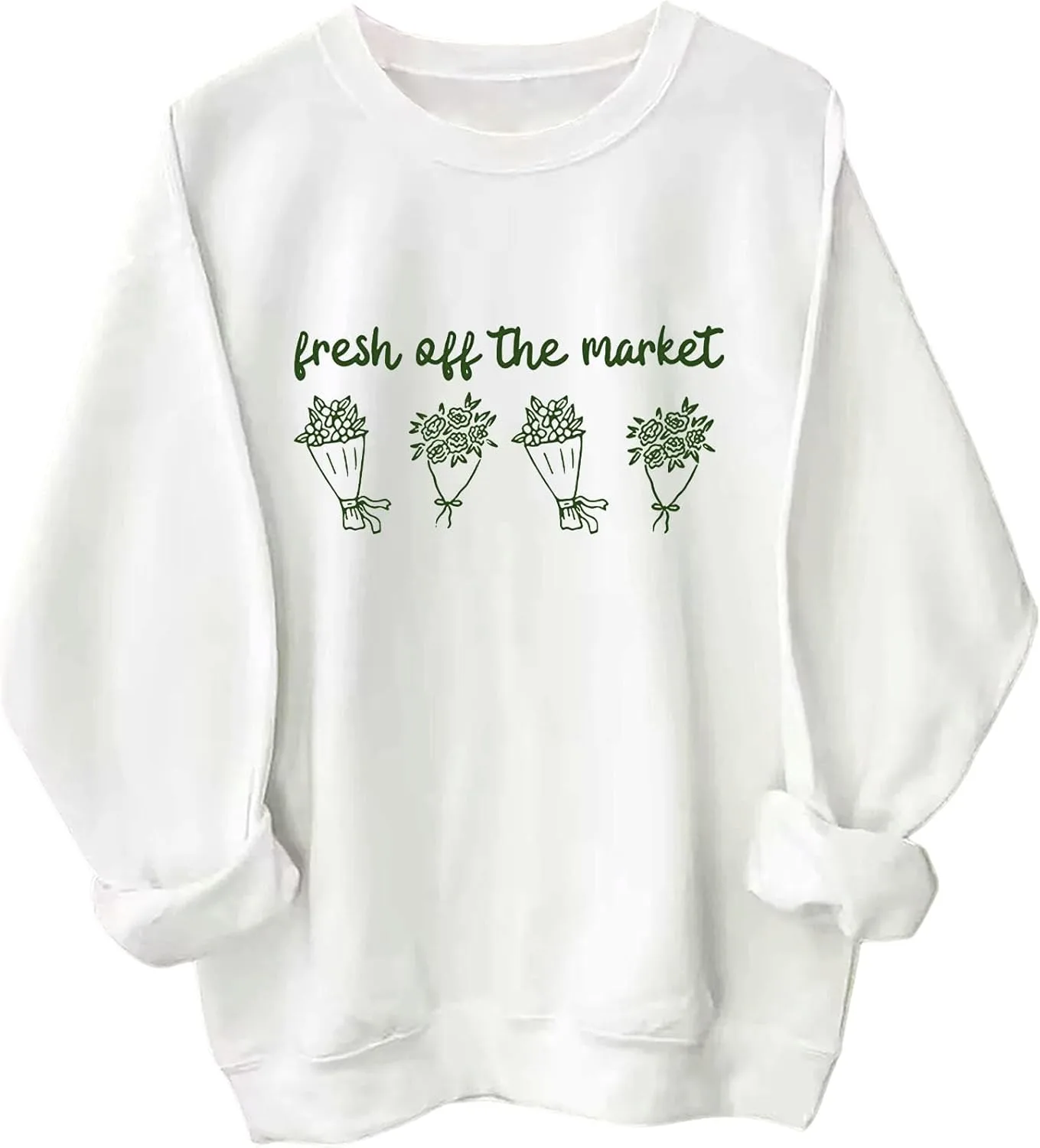 

Свитшот Fresh Off The Market с цветочным принтом MQZUO