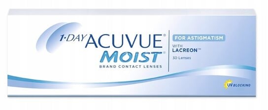

Для астигматизма, однодневные контактные линзы, 30 шт. Optic, Acuvue Moist , бесцветный