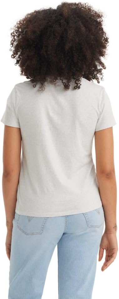 Женская футболка Levi's Perfect Crewneck (также доступна в размере Plus), Icy Grey Heather Jersey — фото 2