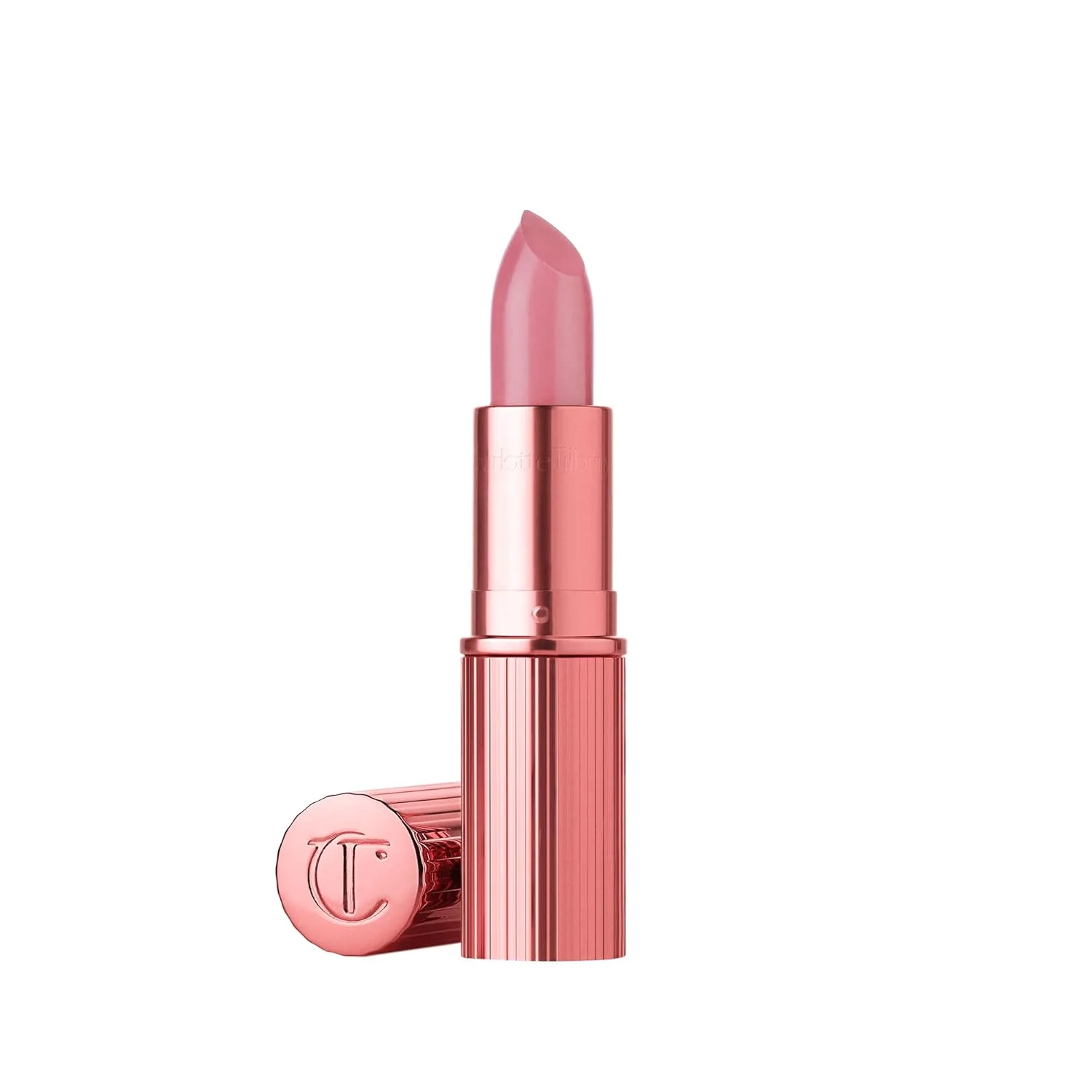 Помада Charlotte Tilbury KISSING - увлажняющая и питательная помада с светоотражающими пигментами для сияющего финиша и визуального увеличения объема губ., Red Carpet Pink - pastel pink
