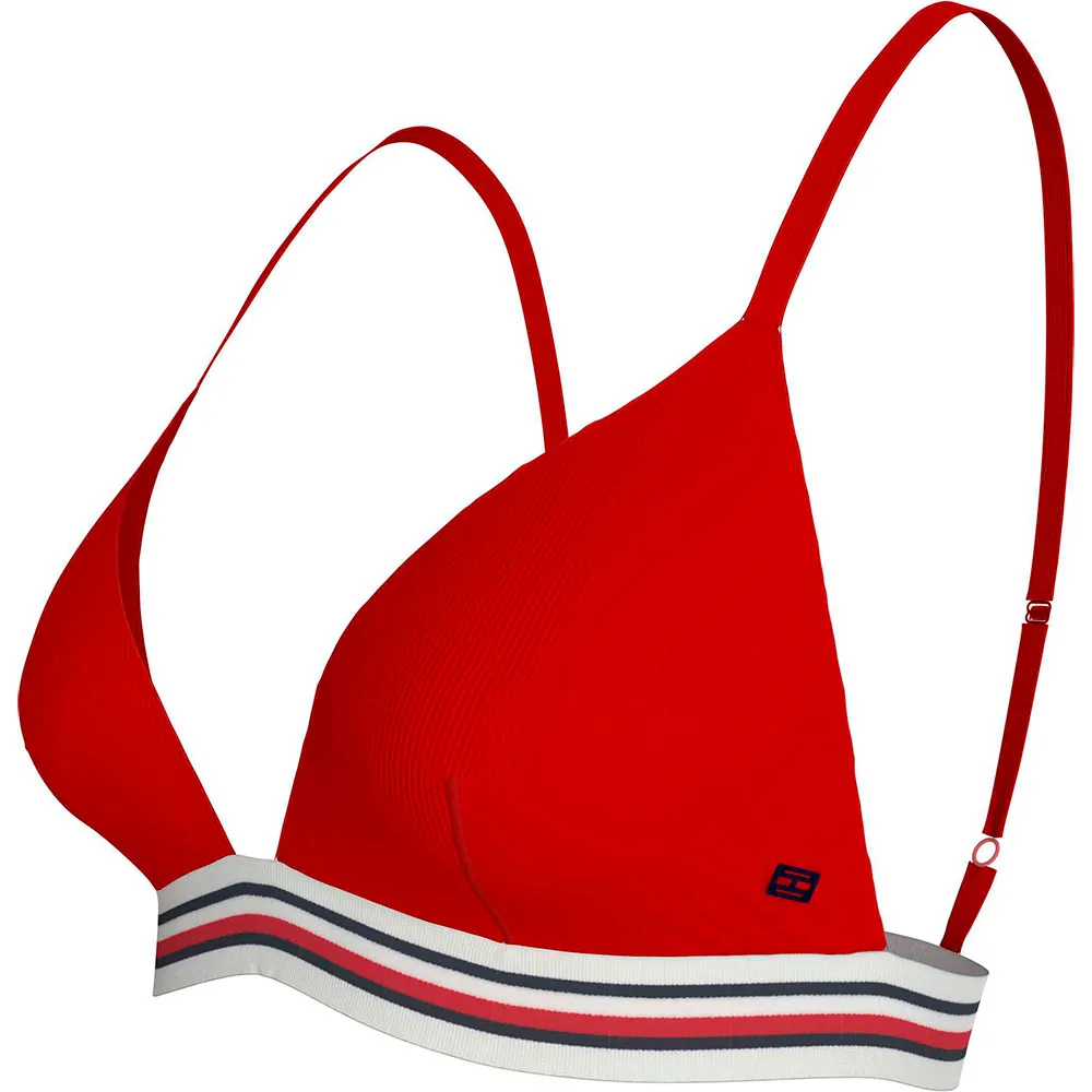 Топ бикини Tommy Hilfiger Triangle RP, красный — фото 3