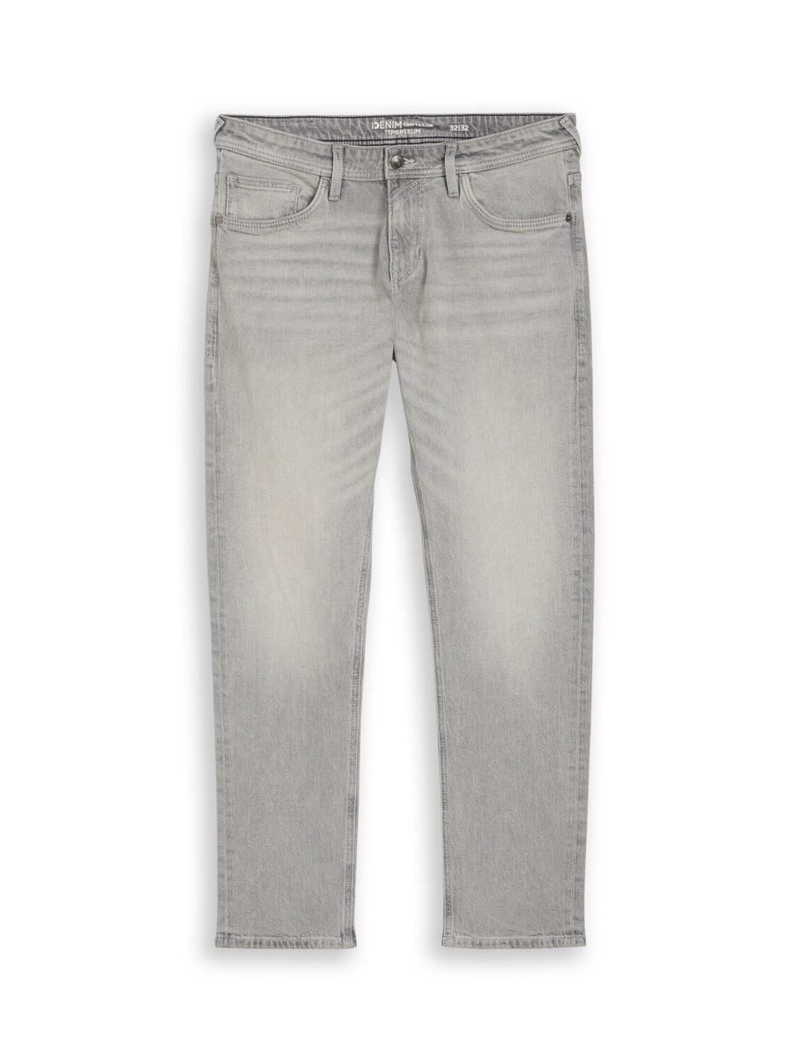 

TOM TAILOR DENIM Джинсы 'Piers' Slim fit в сером дениме