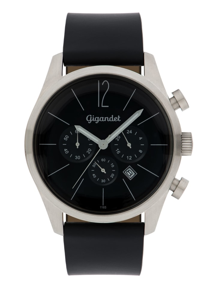 

Gigandet Кварцевые часы "ART DECO" в черно-серебристом исполнении