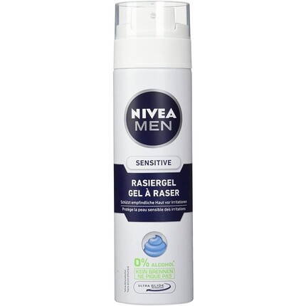 

Успокаивающий гель для бритья для мужчин Sensitive, 200 мл, Nivea