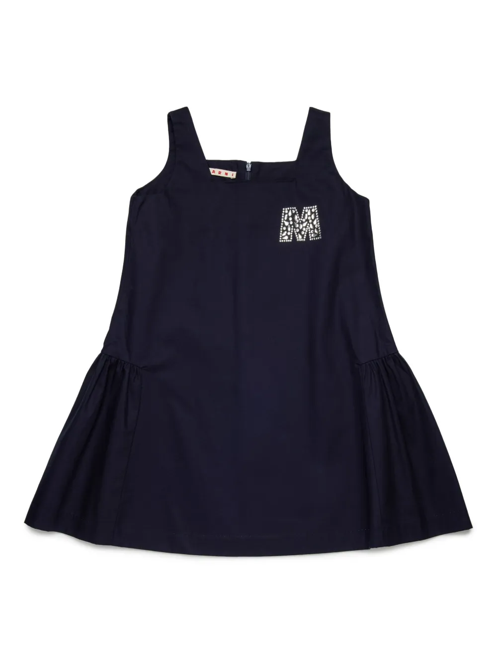 

Платье с логотипом Marni Kids, синий