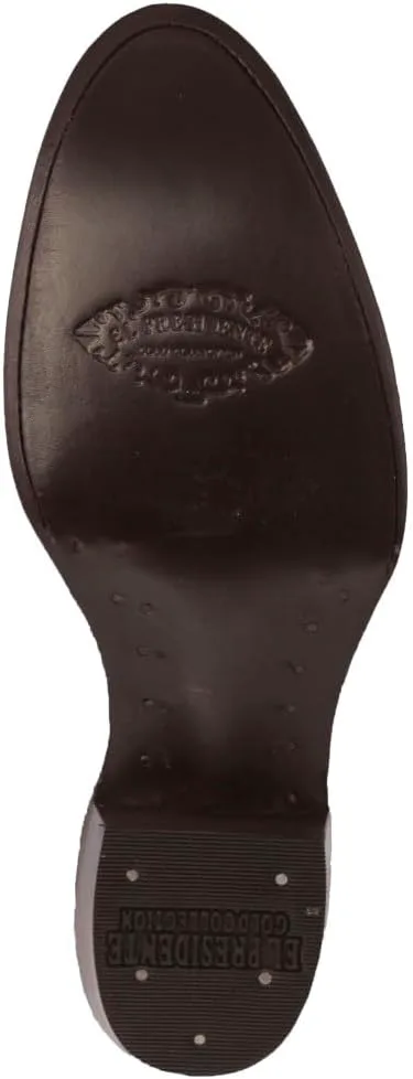 

Мужские коричневые ковбойские ботинки в стиле вестерн с полным рисунком из крокодилового хвоста, круглый носок Cowboy Professional, коричневый