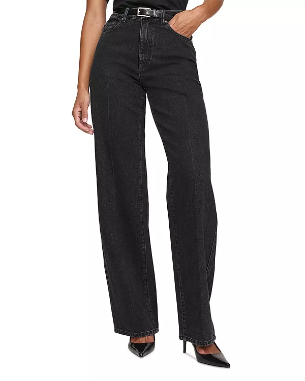 

Джинсы Kaylen Soft Curve с высокой посадкой, цвет 2 часа ночи Dl1961, черный