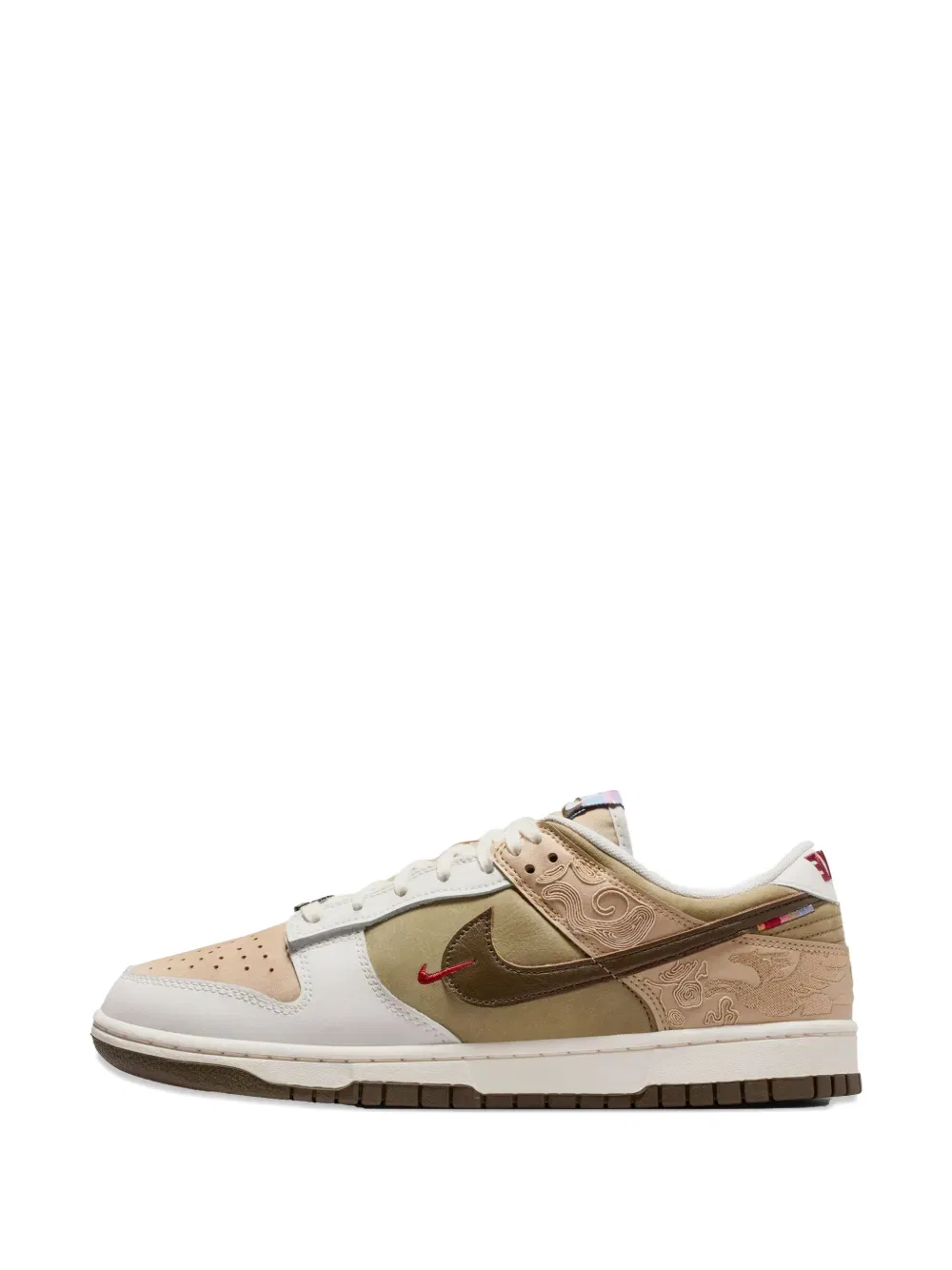 Низкие кроссовки Dunk low se "lny" с узором Nike, нейтральный