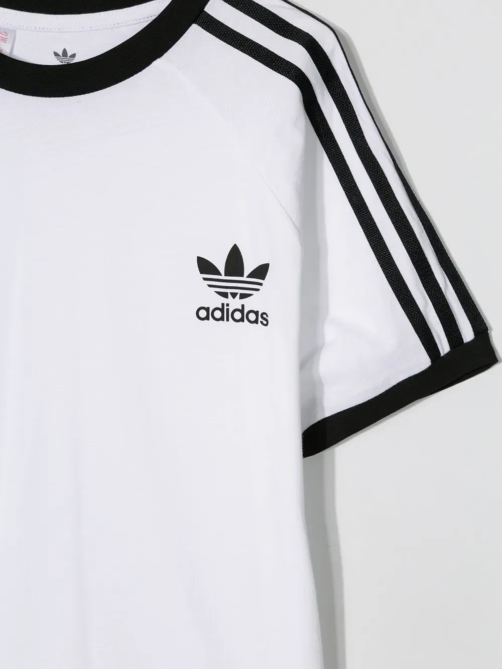 Футболка с логотипом в виде трех полосок для подростков Adidas Kids, белый — фото 3