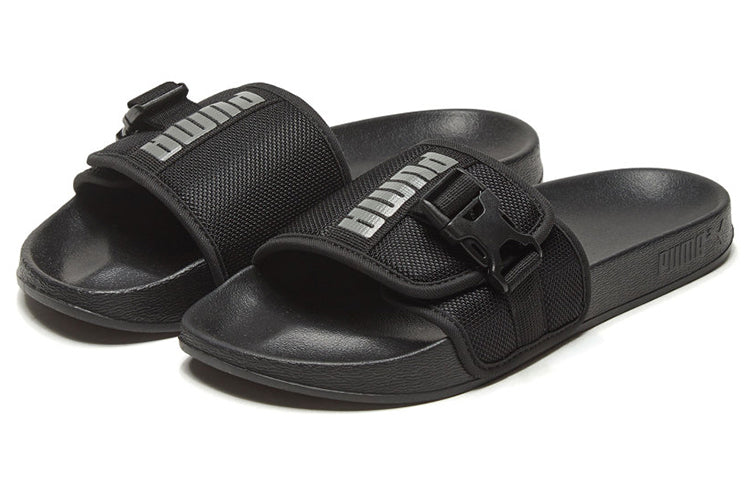 Шлепанцы PUMA Leadcat FTR Wilo Slide 'Black', черный — фото 3