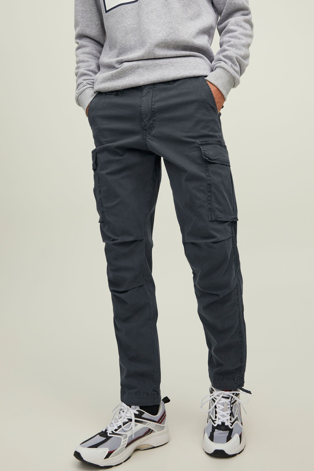 

Прямые брюки карго Jack & Jones, серый