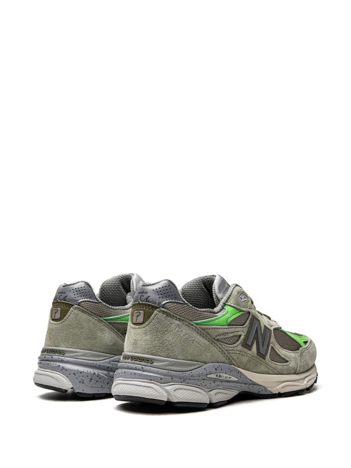 New Balance кроссовки 990v3 из коллаборации с Patta, зеленый — фото 2