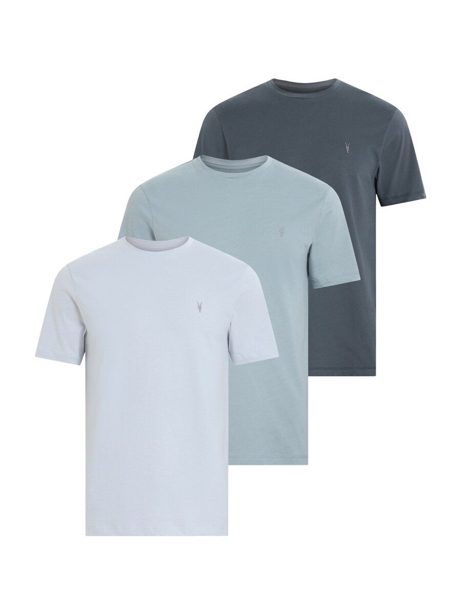 

Рубашка AllSaints BRACE, цвет Light blue/Petrol/Mint