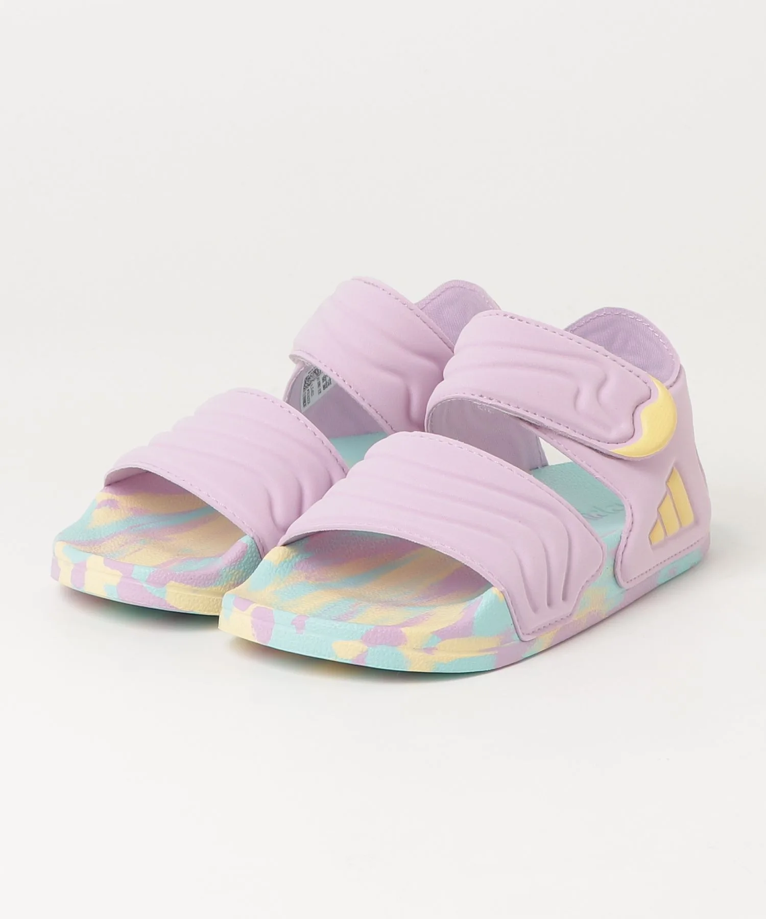 Детские спортивные сандалии Adilette 3 adidas лиловые