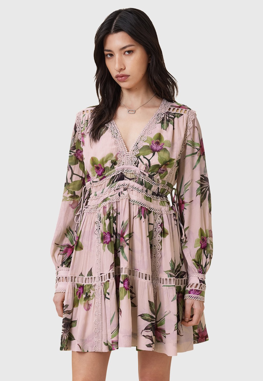 

Повседневное платье XANTHE AllSaints, розовый