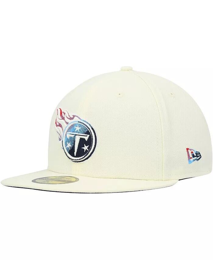 

Мужская кремовая приталенная шляпа Tennessee Titans Chrome Color Dim 59FIFTY New Era