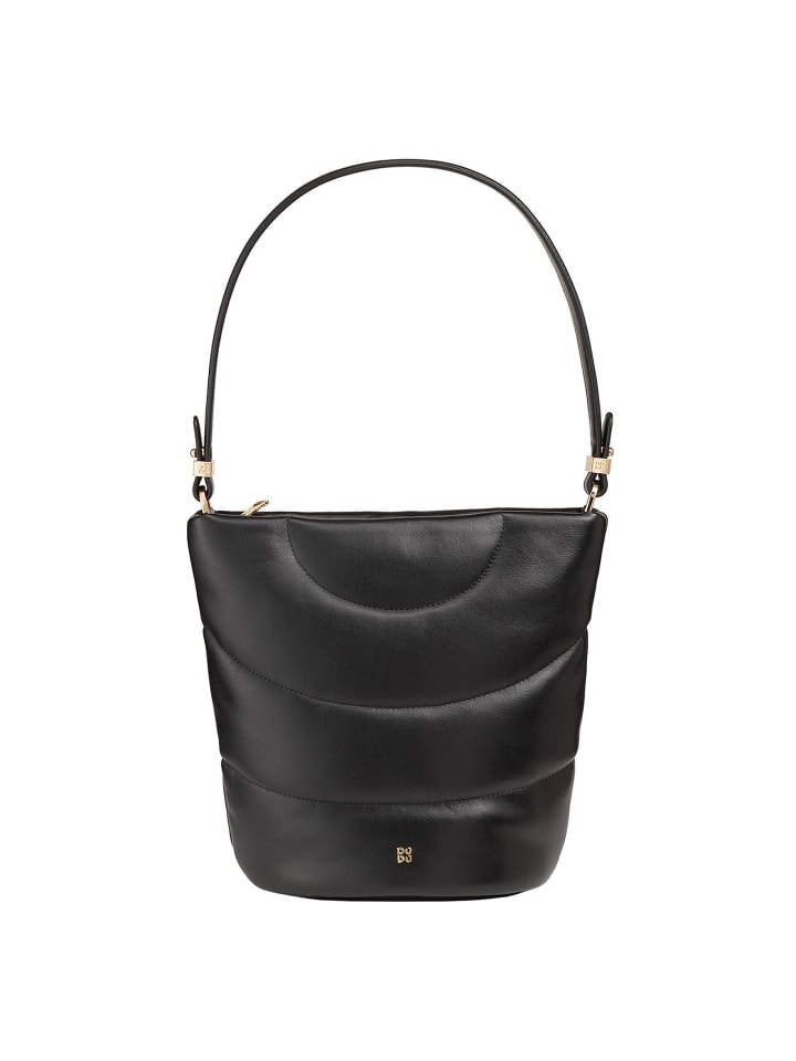 

Наплечная сумка DuDu Barbara Schultertasche Leder 24.5 cm, черный