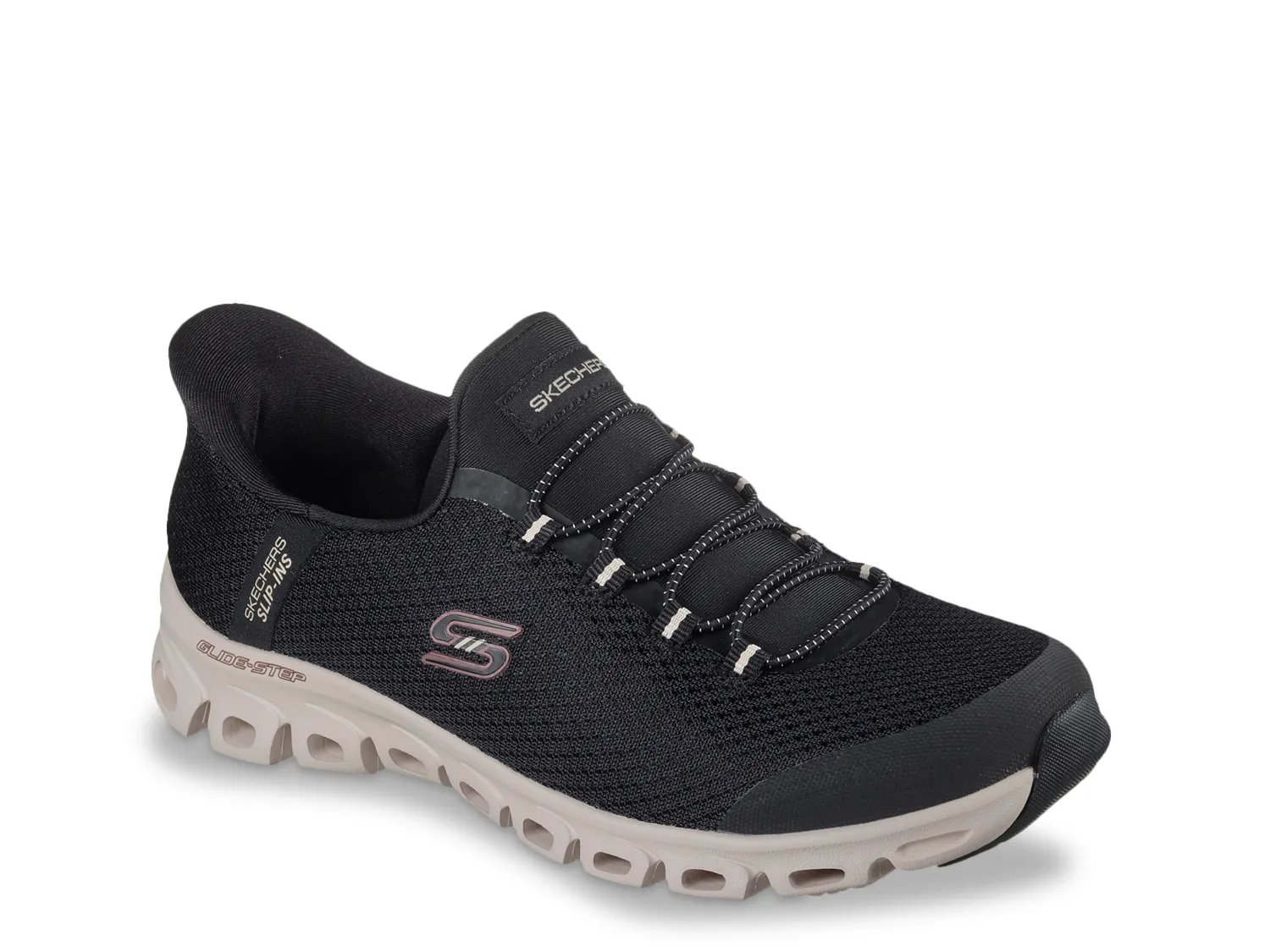 Кроссовки Skechers Hands Free Slip-ins Glide-Step Vibey Sneaker, черный