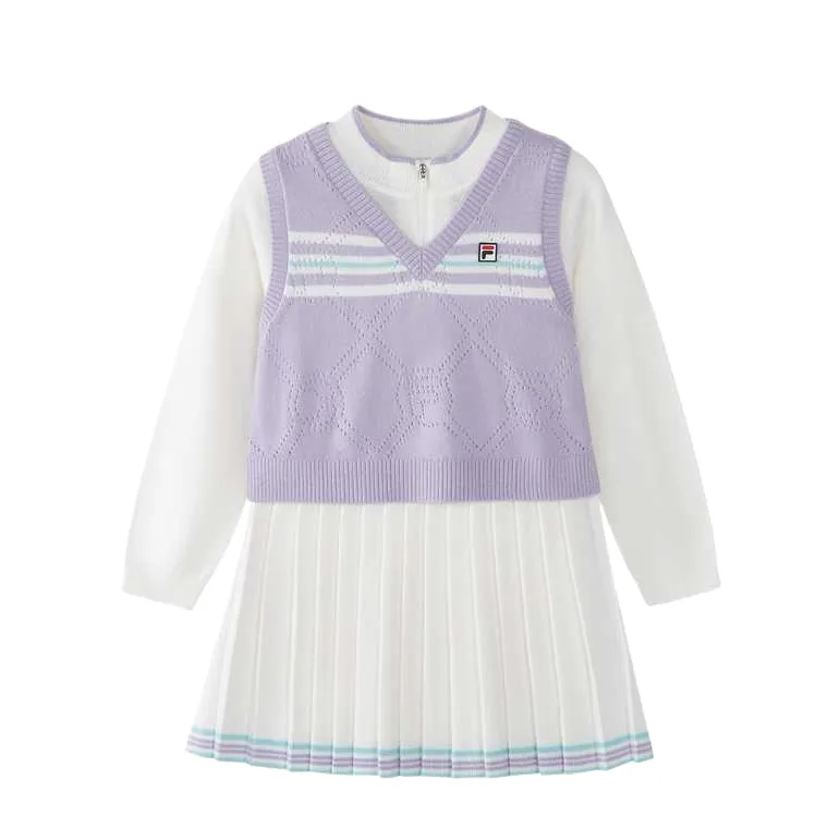 FILA KIDS Платье performance fph cloud white для детей 3-7 лет