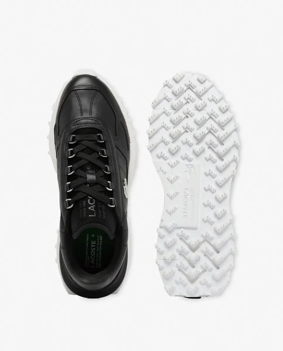Мужские кожаные кроссовки Elite Active Lacoste, черный — фото 2