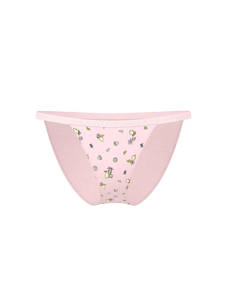 Трусики-Бикини из эластичного хлопка Victoria'S Secret, Smooth Bermuda Pink Lemons — фото 3