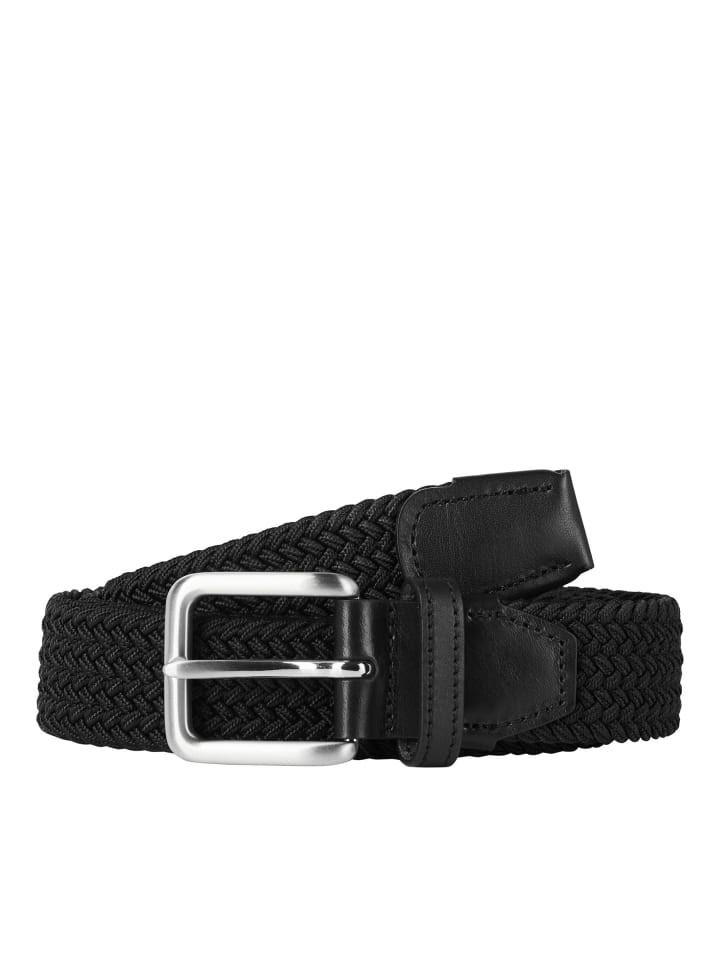 

Ремень Jack & Jones, черный
