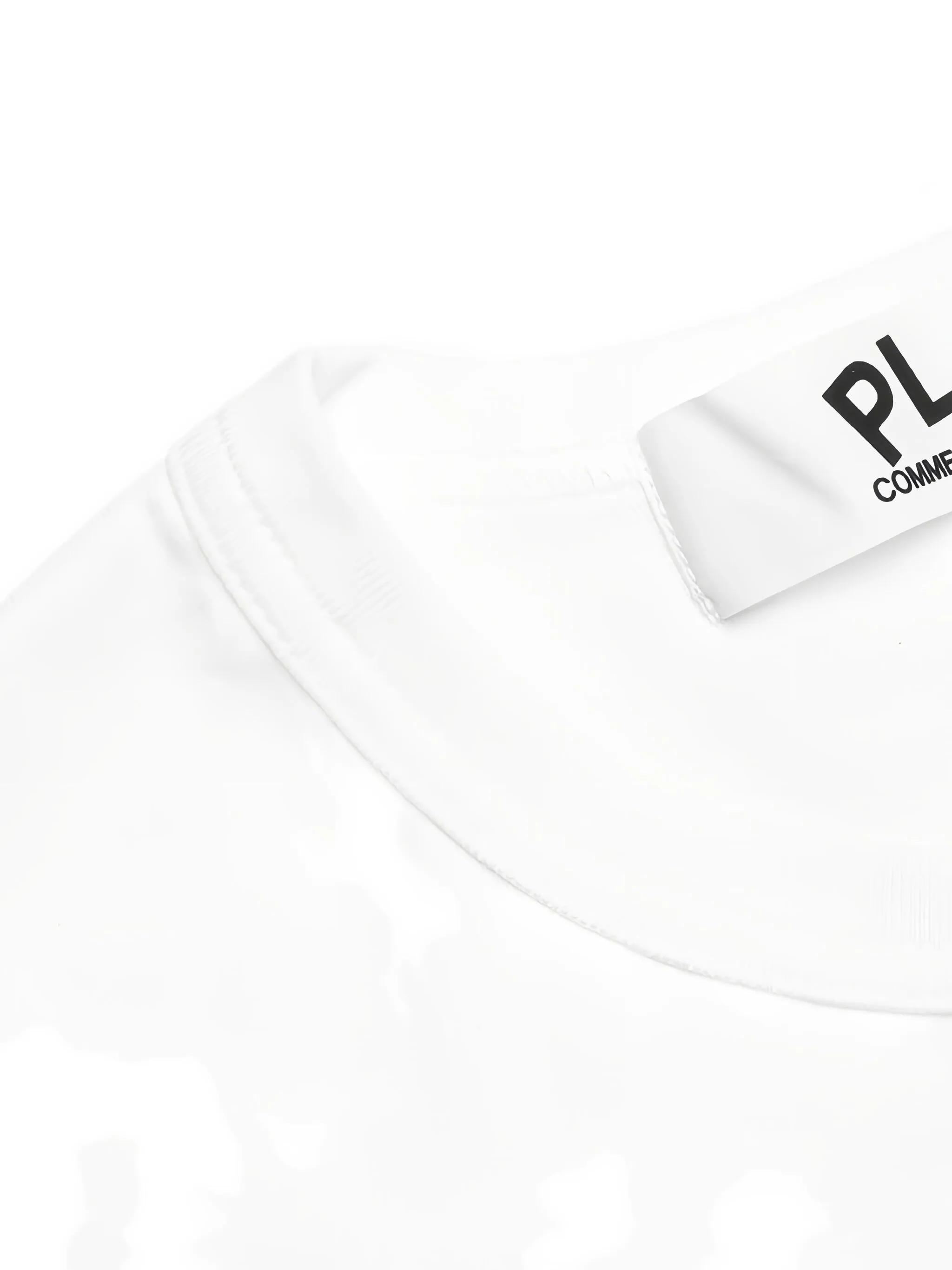 Футболка с контрастным принтом-логотипом Comme Des Garçons Play, белый — фото 3