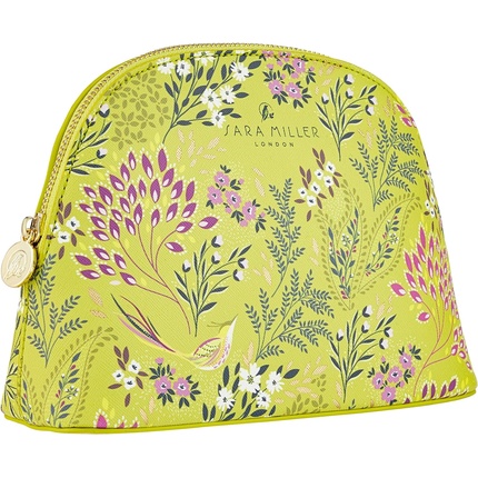 Косметичка Sara Miller Beauty Haveli Garden Medium Green, туалетные принадлежности и косметические принадлежности, веганская кожа, принт, дорожный подарок Gegizun — фото 2