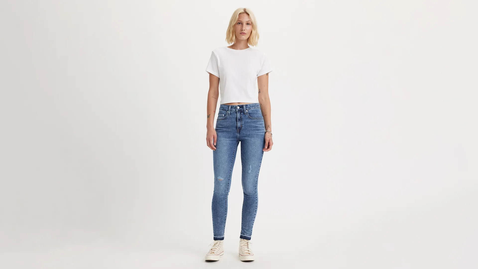

721 женские джинсы скинни с высокой посадкой Levi's, цвет Easy Does It Now - Medium Wash
