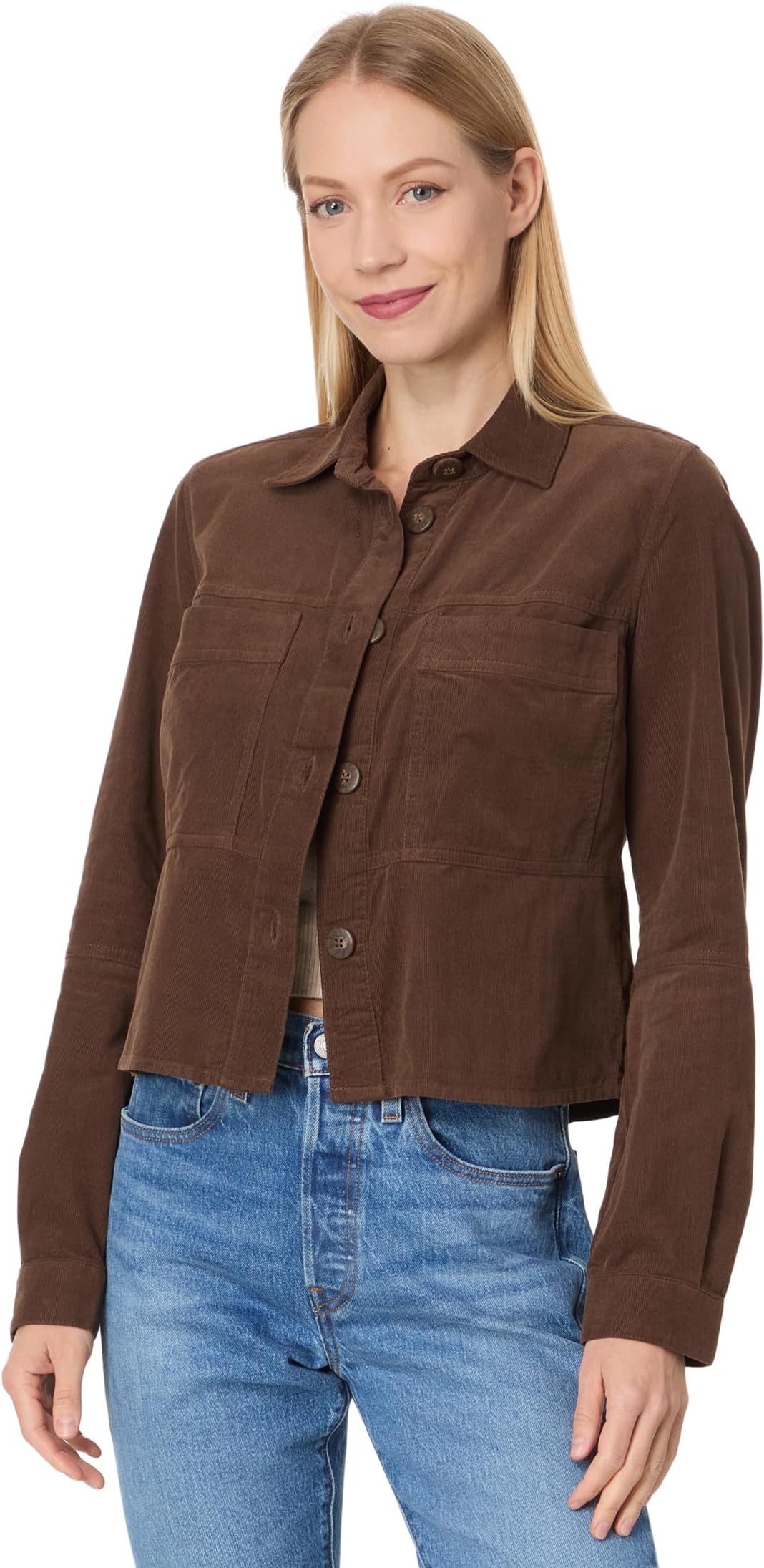 

Куртка KUT from the Kloth Zinnia - Jacket with Patch Pockets, коричневый