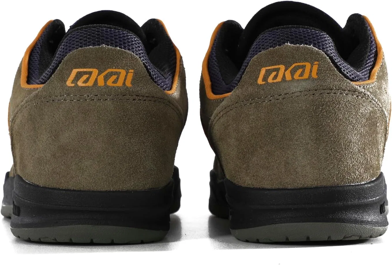 Мужские скейтбордистские кроссовки Lakai Cardiff - дышащие повседневные кроссовки, Ivy Graystone Orange — фото 4
