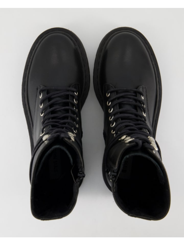 Ботинки женские Steve Madden из натуральной кожи, черный — фото 4