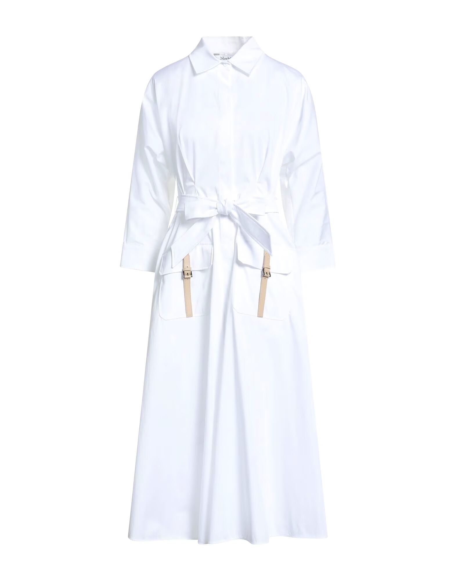 

Платье миди Max Mara, белый