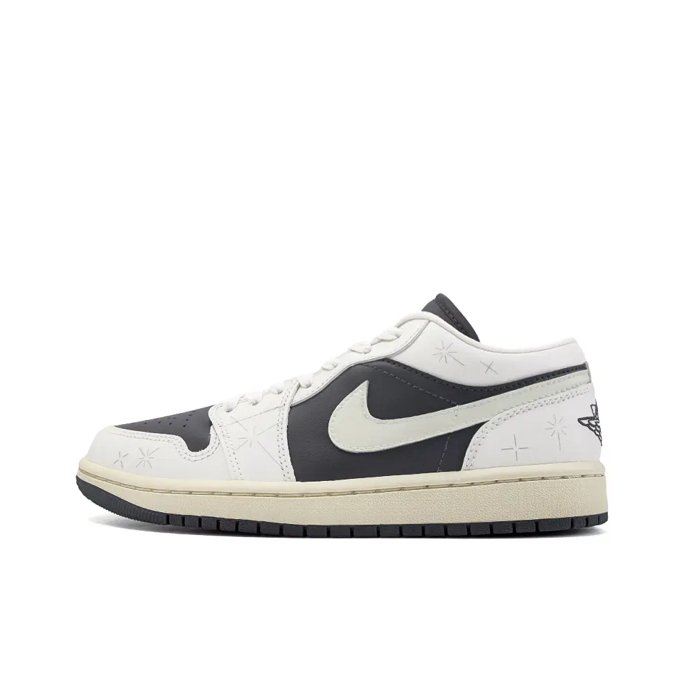 Кроссовки Air Jordan 1 Vintage Basketball Shoes Women's Low-Top White, белый