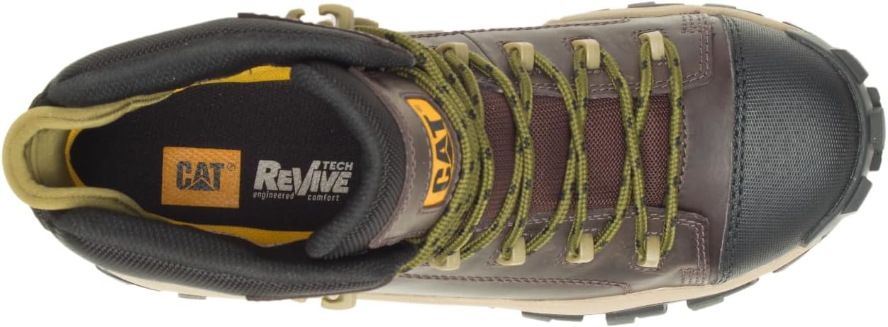 Мужские ботинки Cat Footwear Invader Hiker водонепроницаемые, Coffee Bean — фото 4