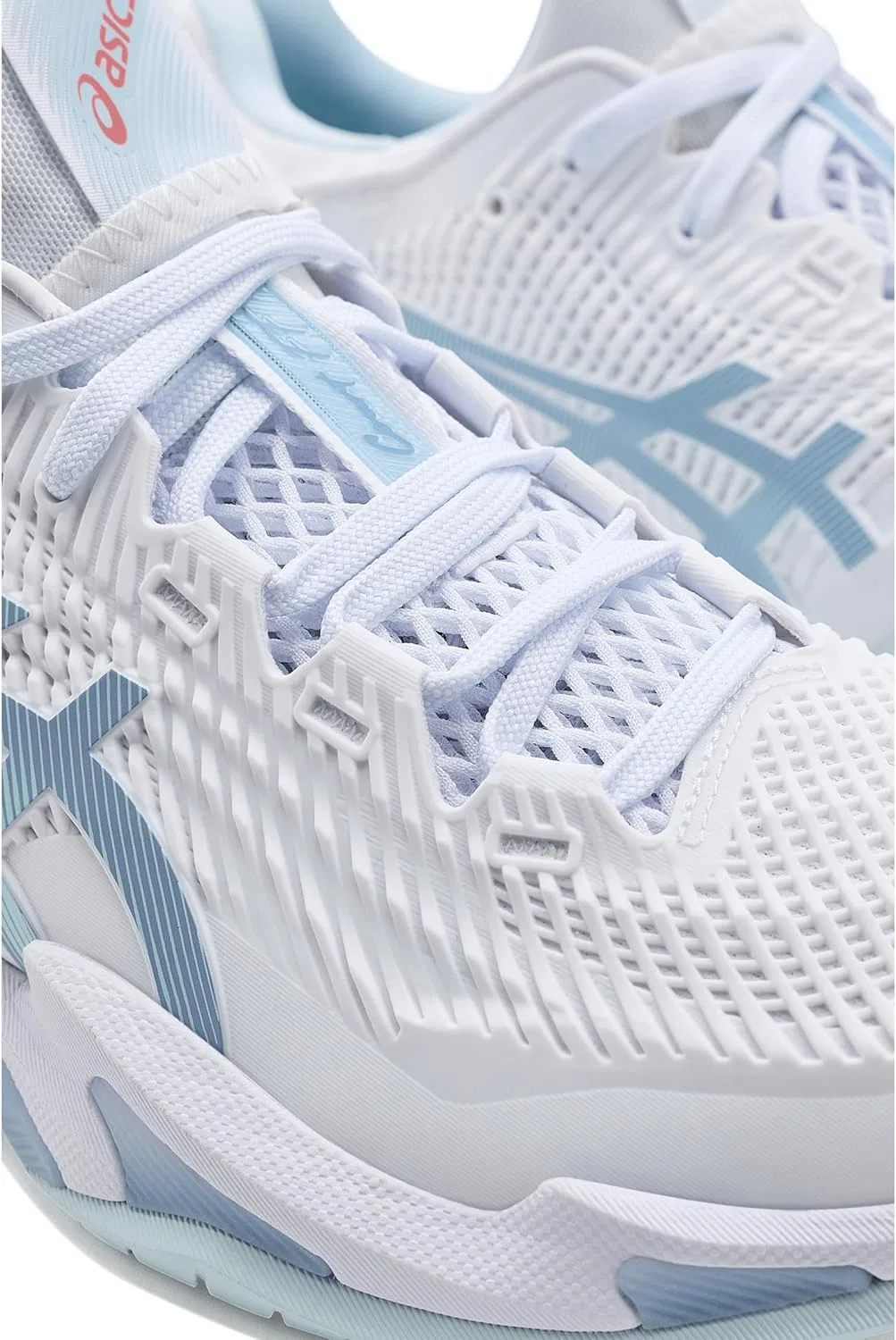 Теннисные кроссовки ASICS Court FF 3, White/Sky — фото 2