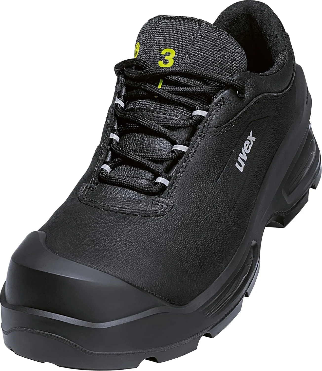 Защитная обувь Uvex 3 Low Shoes S3L FO CI SC SR для тяжелых работ - Водоотталкивающая - Ширина 11, черный