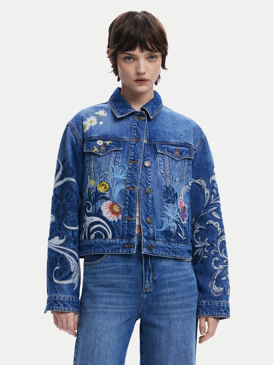 

Джинсовая куртка обычного кроя Misouri 25SWED55 Desigual, синий